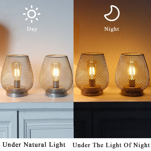 6.7" Tall Battery Powered Outdoor Table Lamp