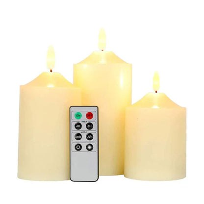 JHY Design 2-Piece Minimalist Candle Lamp